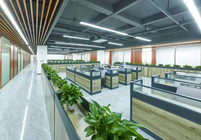 The company office